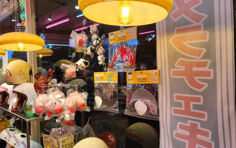 穿越時空的安全帽店｜日本昭和風
