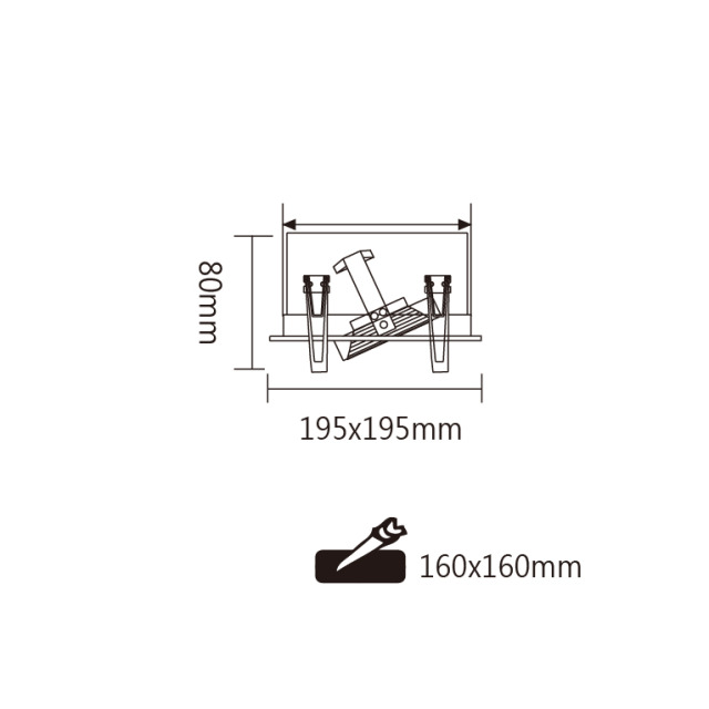 舞光 AR方型崁燈系列