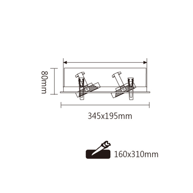 舞光 AR方型崁燈系列