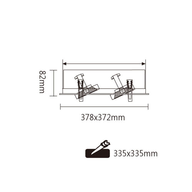 舞光 AR方型崁燈系列