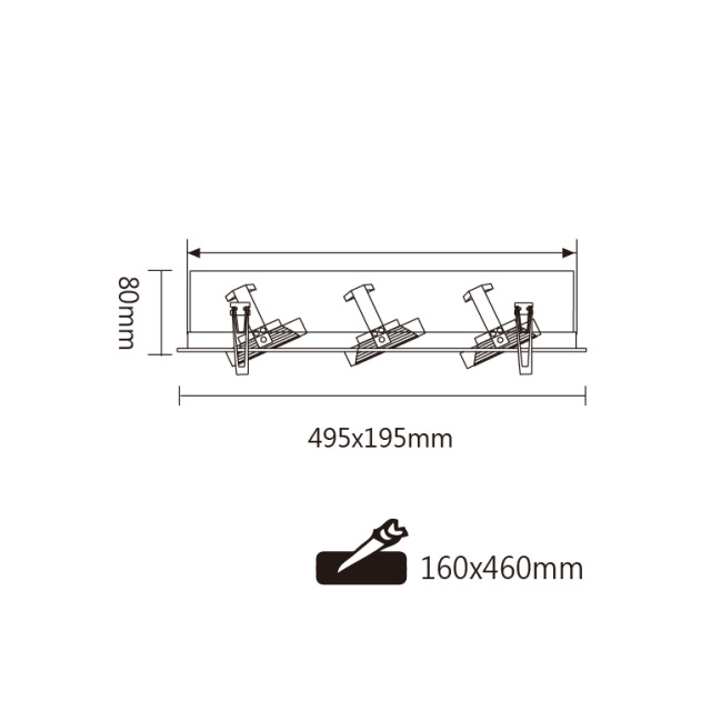 舞光 AR方型崁燈系列