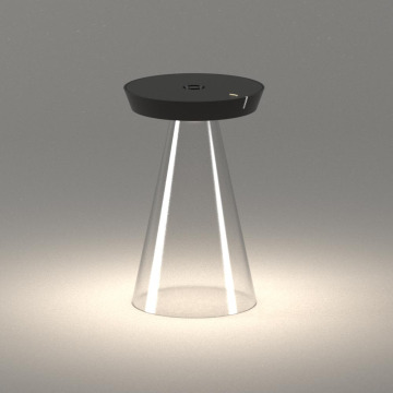 UBIQUA Torus Glass 充電式無線桌燈