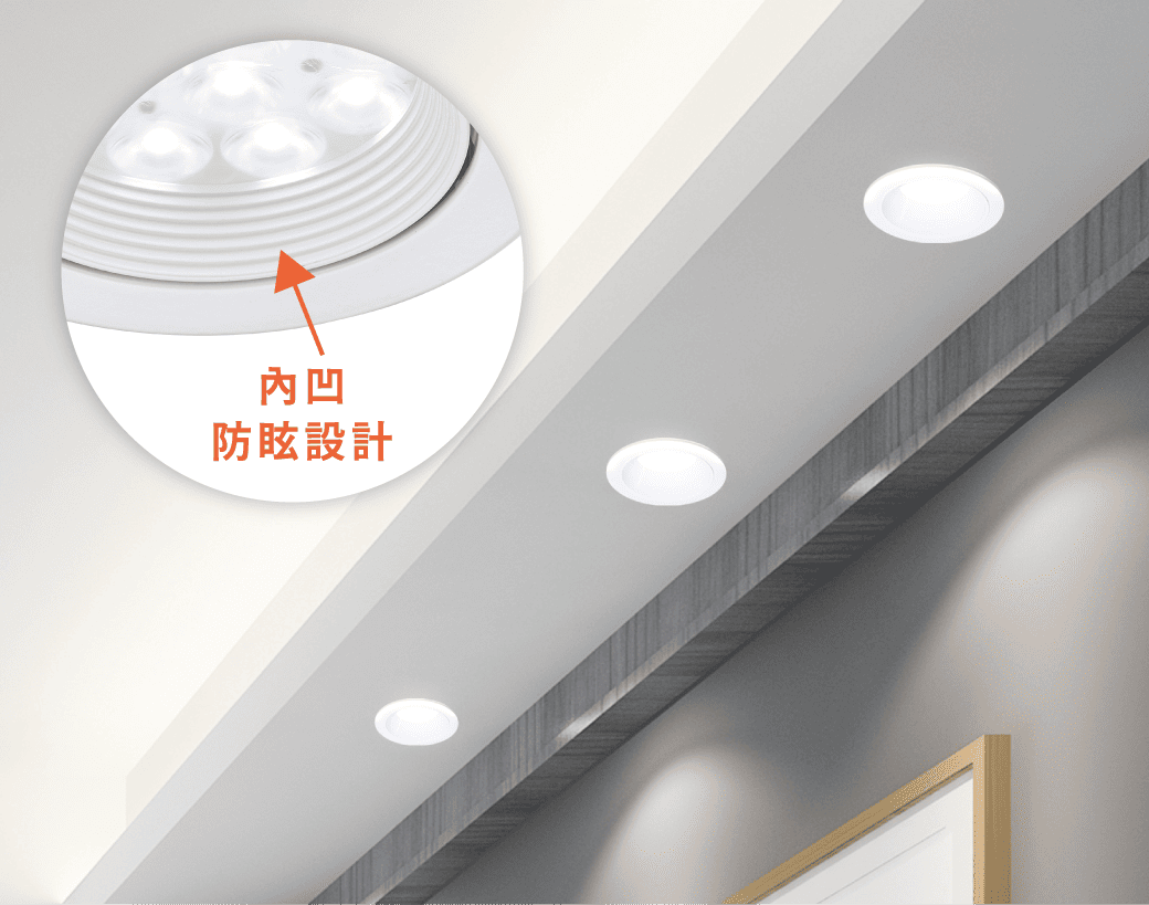 微笑崁燈_官網圖文-2024-v01_內凹防眩設計