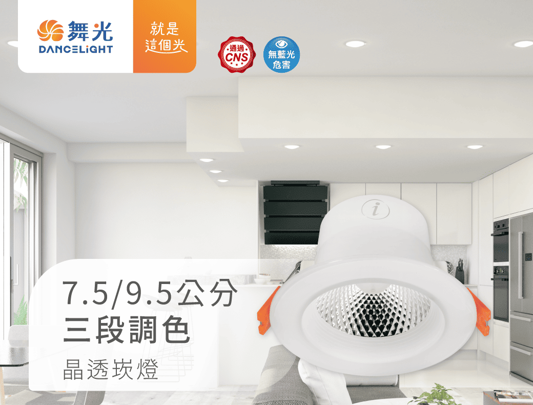 202510-7.59.5公分三段調色晶透崁燈_首圖