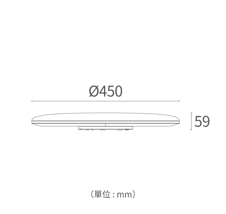 LED-CEN50SW 商品尺寸