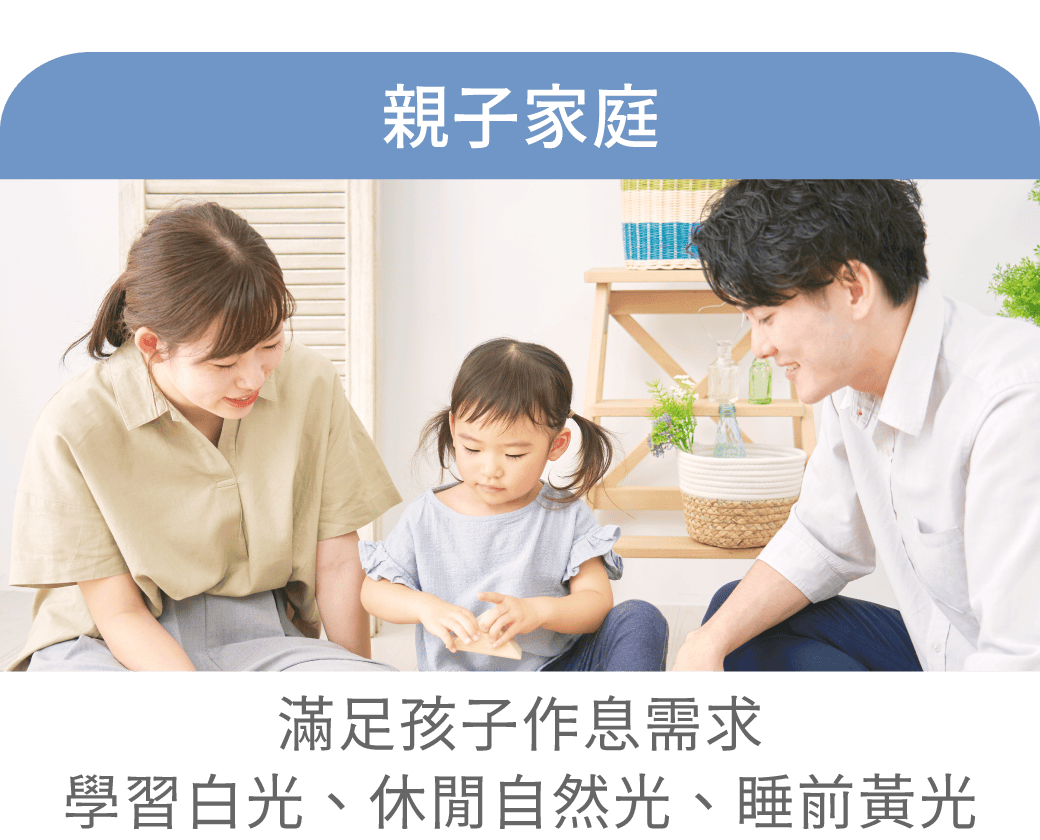 適合族群-親子家庭