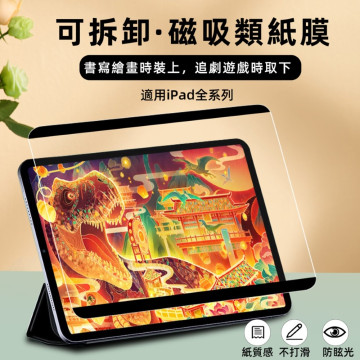 磁吸藍光類紙膜for iPad